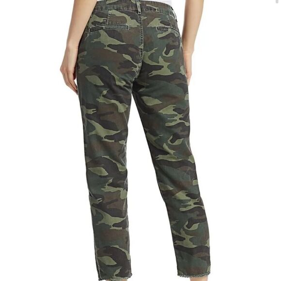 Sundry Camo Embellished Stripe Studded Trouser Pants Size 27 - Picture 14 of 15